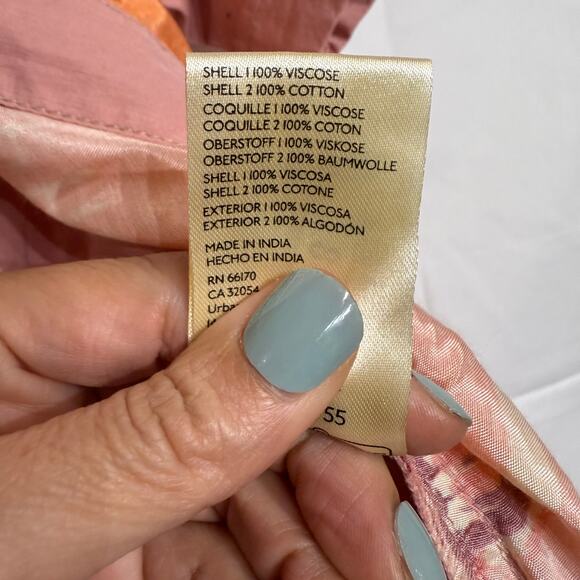 Free People Pink Endless Vacation Short Sleeve Relaxed Fit Shirt Sz M NWOT - Picture 8 of 14